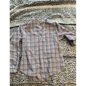 Women's Vintage EccoBay Plaid 3/4 Pull Over‎ Size 13/14